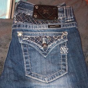 Miss Me boot cut flare jeans size 28 inseam 32
